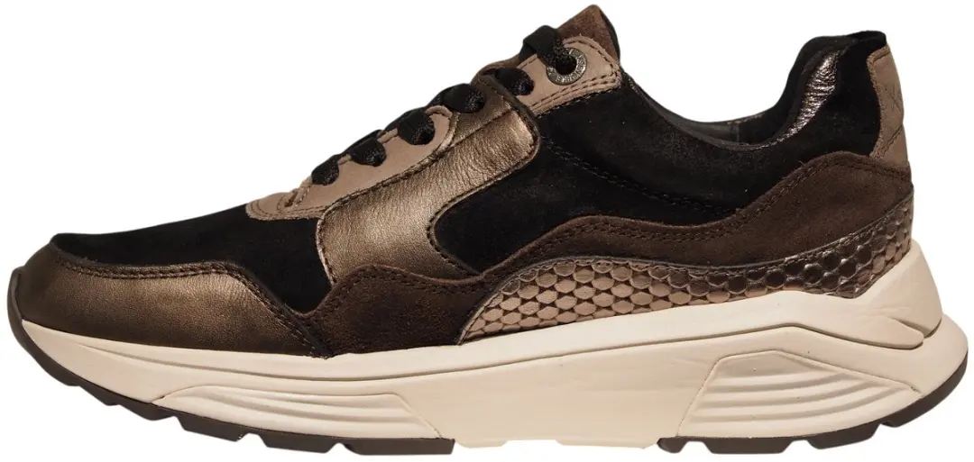Xsensible Golden Gate Lady Dames Veterschoenen - Donkerbruin Maat 42