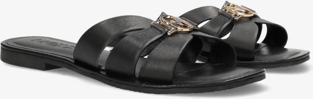 Mexx Nikki dames slipper - Zwart - Maat 42 - afbeelding 6 van 6