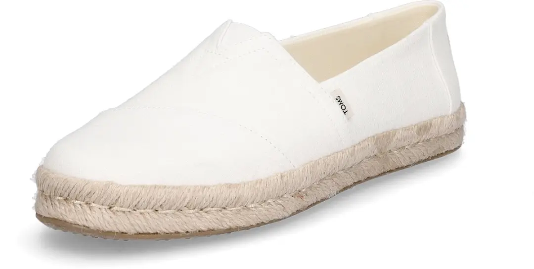 Toms dames espadrille Alpargata Rope 2.0 wit