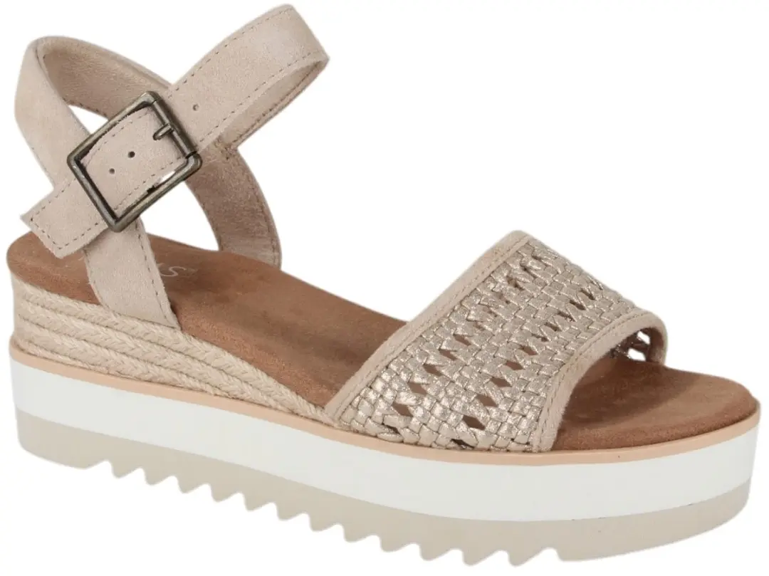 Toms 10021959 dames sandalen sportief maat 42,5 (11) metallic