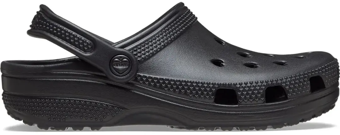 Crocs Classic Hearts Cut Out Klompen Zwart EU 36-37