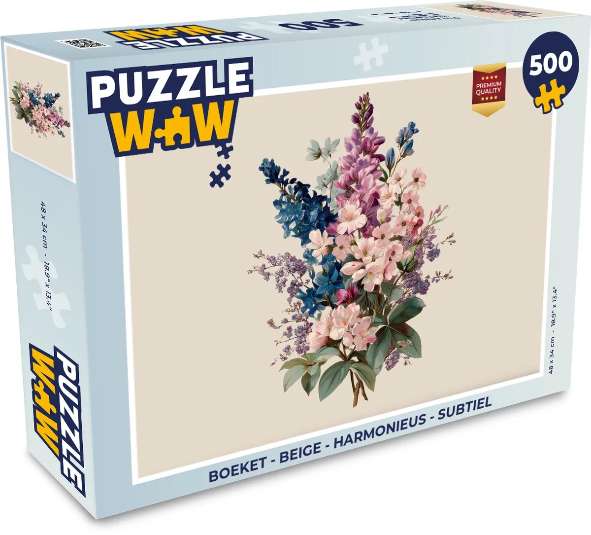 PuzzleWow Legpuzzel Boeket 500 Stuks - MPN 8721406846970