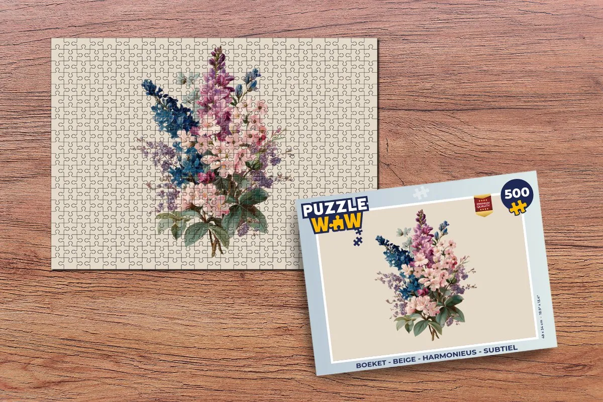 PuzzleWow Legpuzzel Boeket 500 Stuks - MPN 8721406846970