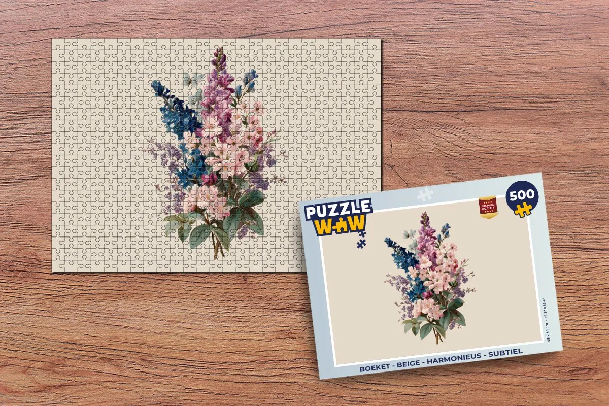 PuzzleWow Legpuzzel Boeket 500 Stuks - MPN 8721406846970
