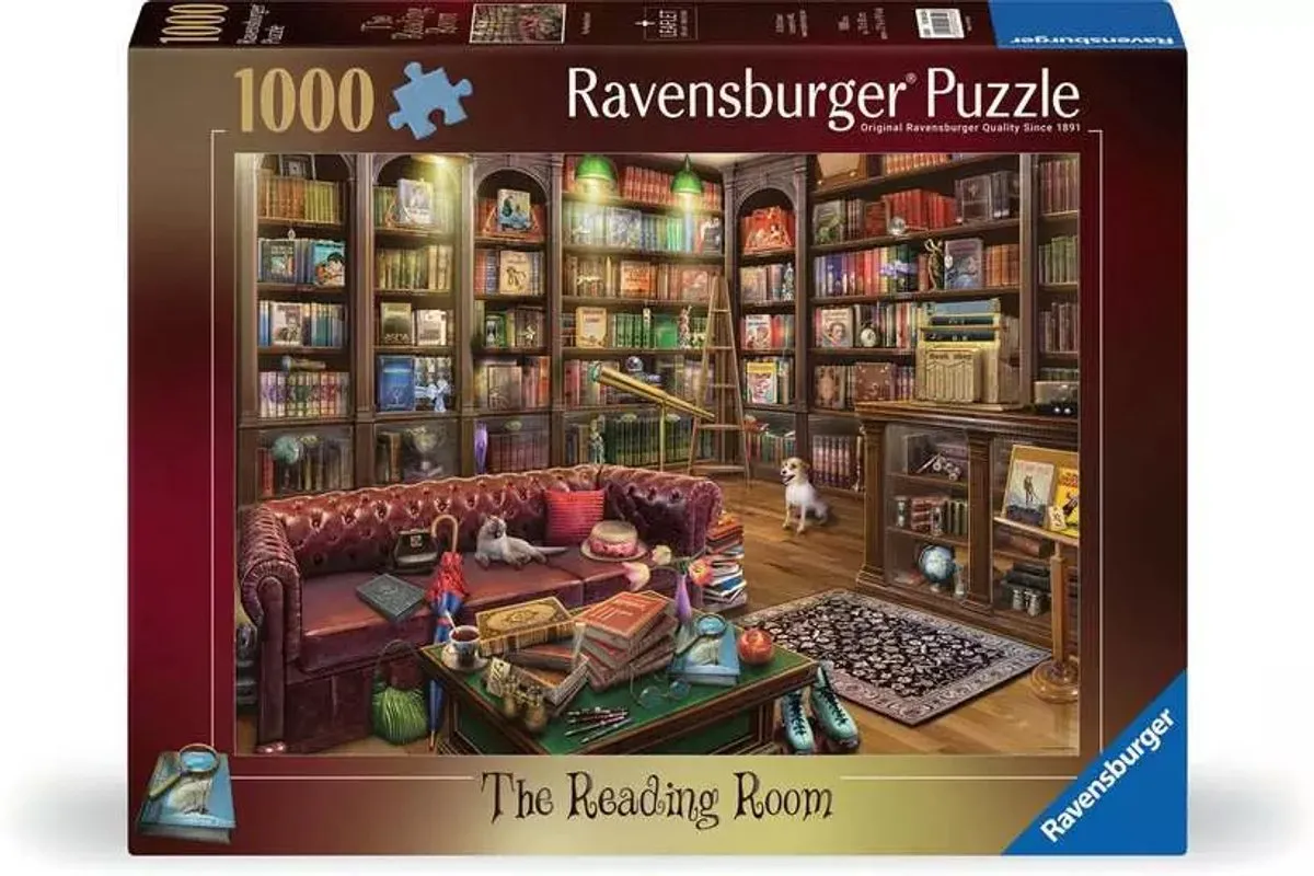 Ravensburger The Reading Room 1000 Puzzeldelen - Multicolor