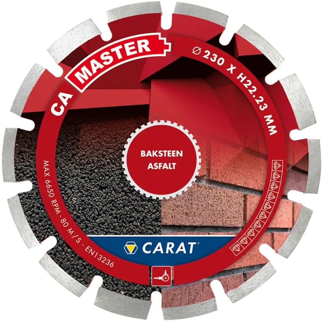 Carat CA MASTER Diamantzaag baksteen/asfalt 140x22,23mm