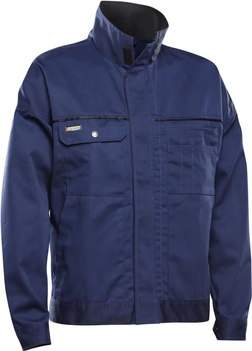 Blåkläder 4041-1860 Jack ongevoerd (Uitlopend model) Marineblauw/Zwart maat XL