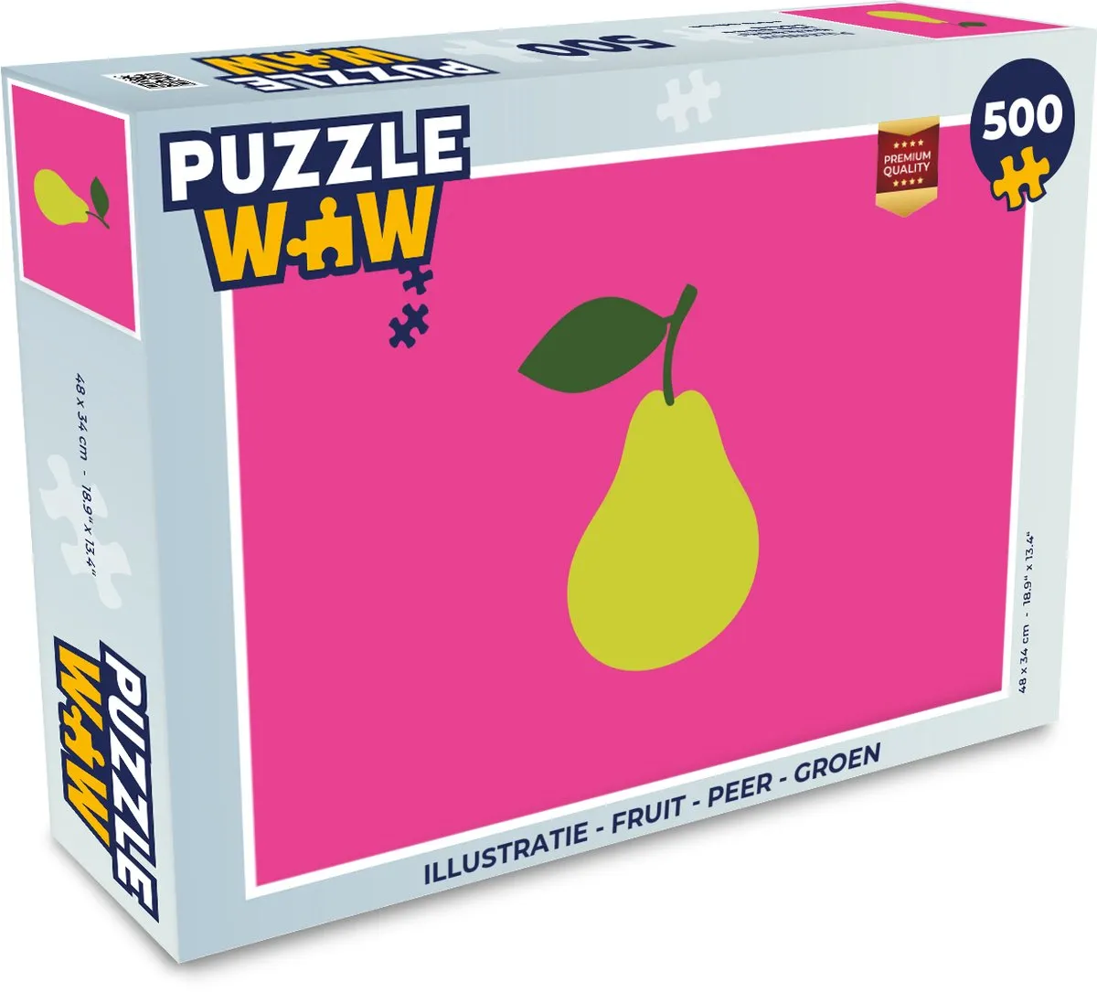 PuzzleWow Fruit Peer Legpuzzel 500 Stuks