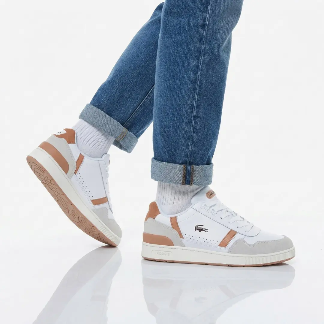 Lacoste T-clip Lage Sneakers 44 - Wit - afbeelding 5 van 6
