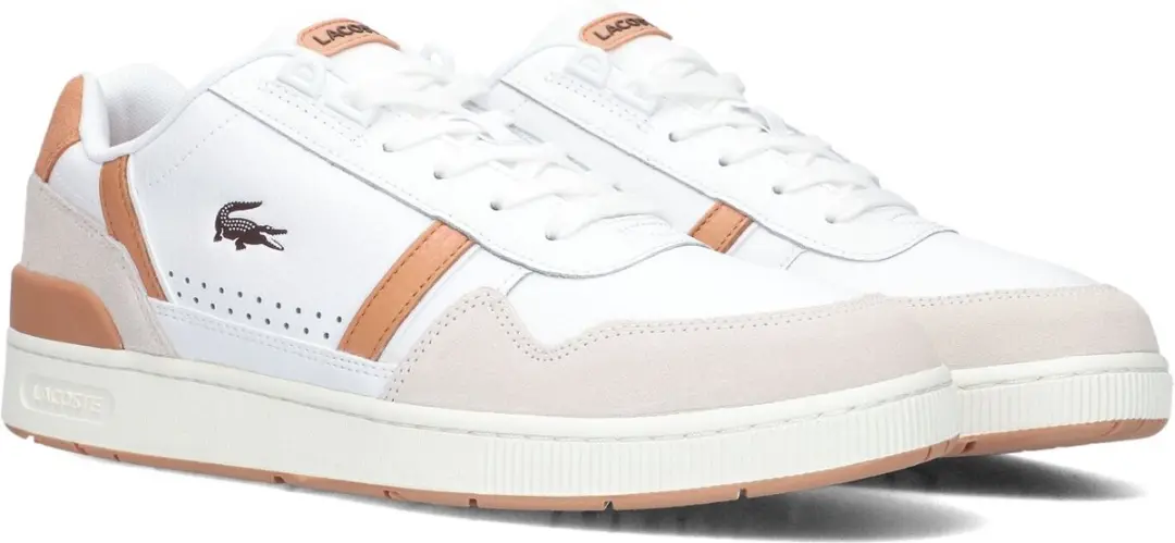 Lacoste T-clip Lage Sneakers 44 - Wit - afbeelding 4 van 6