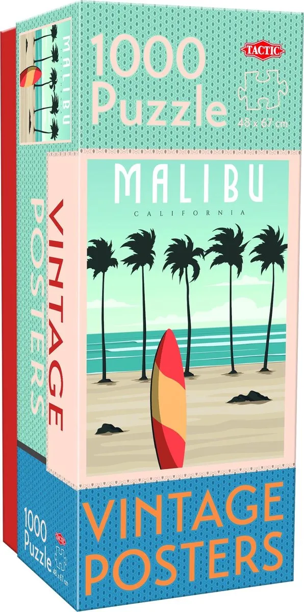 Tactic Vintage Malibu Puzzel 1000 Stuks