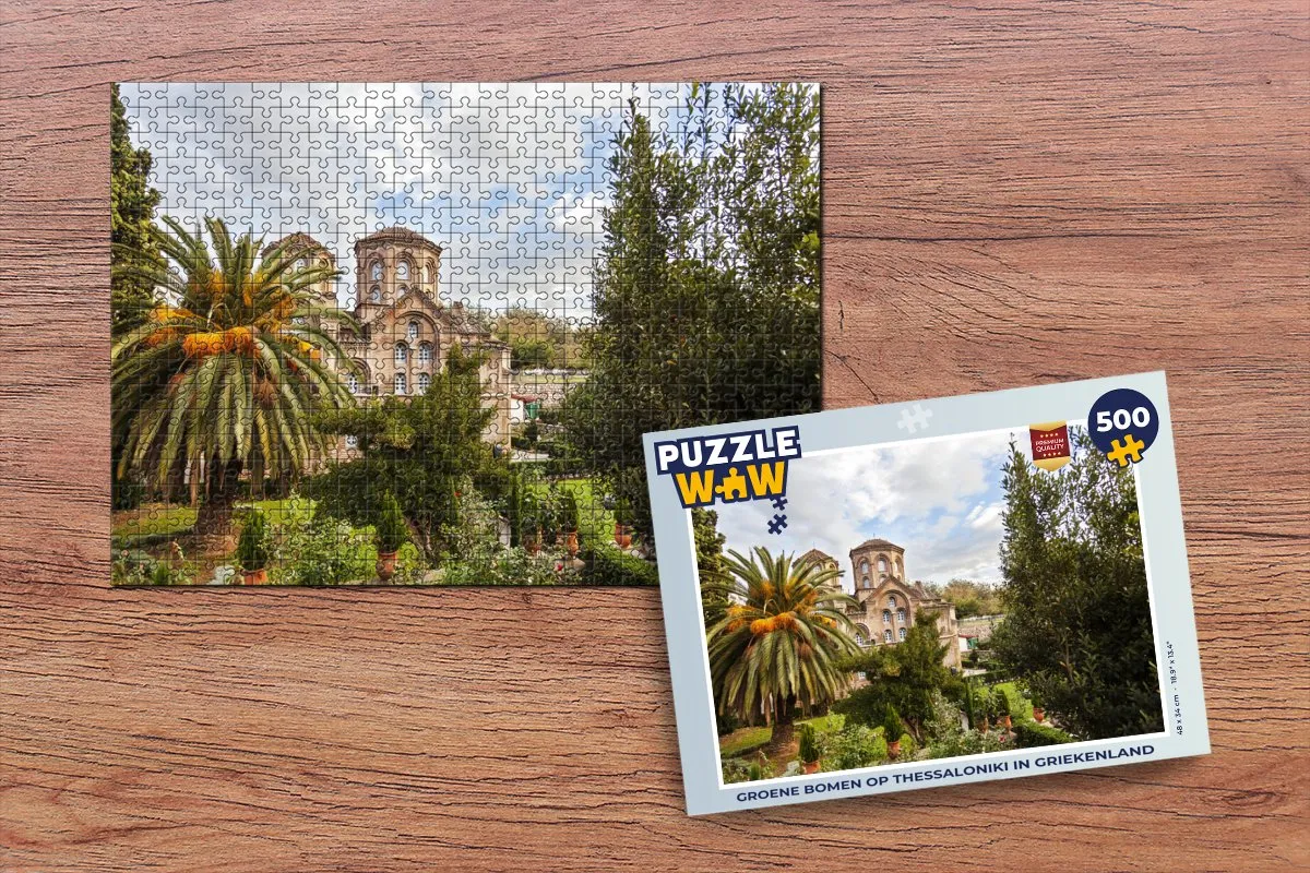 PuzzleWow Legpuzzel 500 Stuks Thessaloniki Multicolor