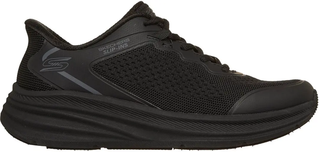 Skechers Dames BOBS Skillz Too Essential Slip Ins Sneakers Black