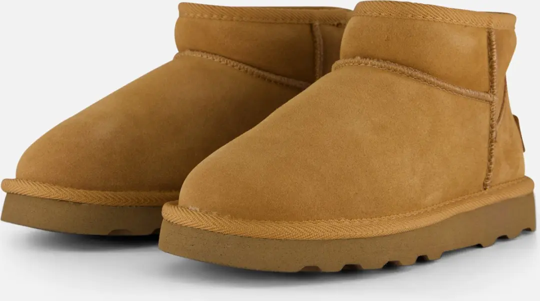 S.Oliver Gevoerde boots cognac Suede