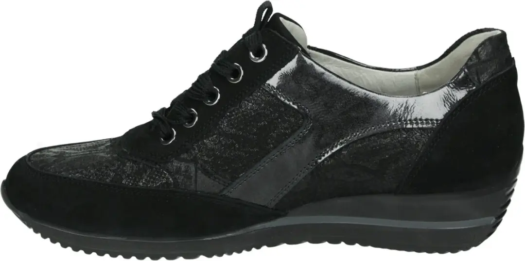Waldläufer Himona Dames Veterschoenen - Zwart - afbeelding 6 van 6