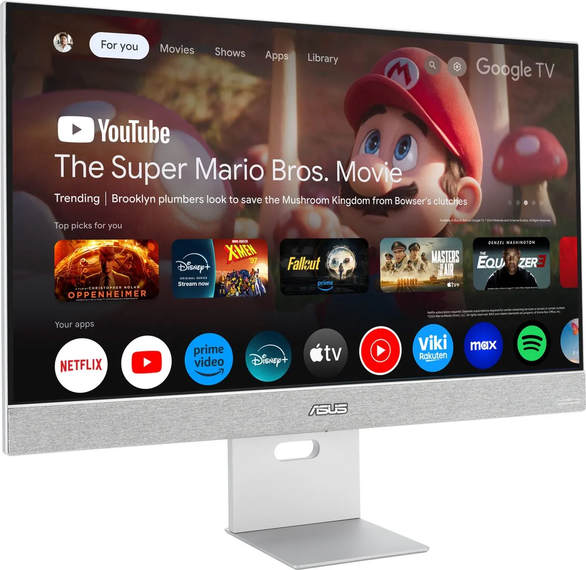 ASUS ZenScreen MS27UC Smart Monitor 4K - 27" - USB-C 90W