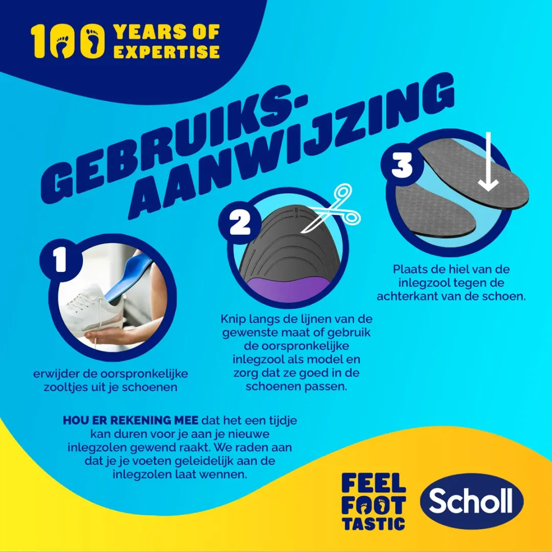 Scholl In-Balance Inlegzolen - Peesplaatontsteking 37-39 - Zwart/Paars