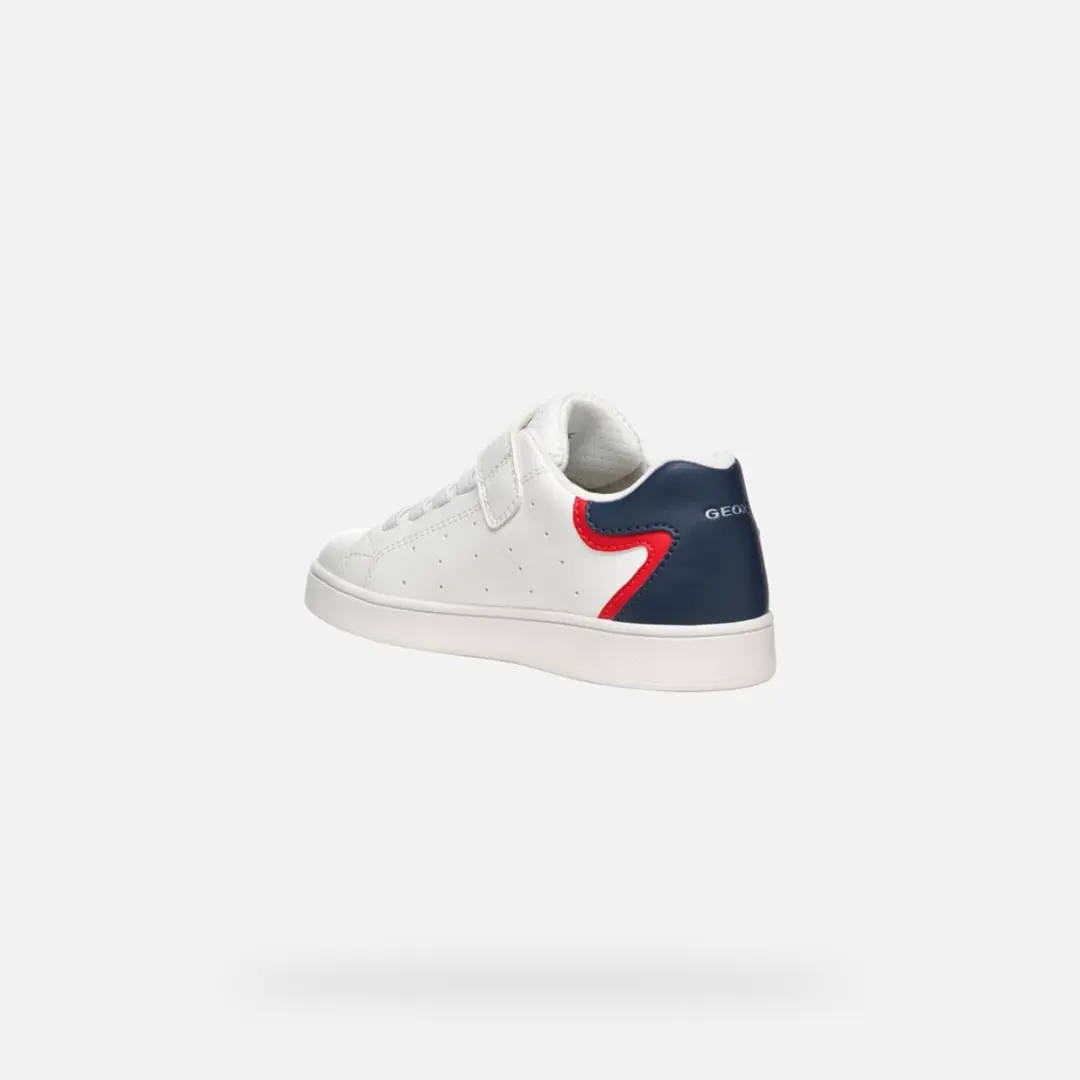 GEOX ECLYPER Tiener Sneakers - WIT/BLAUW - Maat 34 - afbeelding 6 van 6