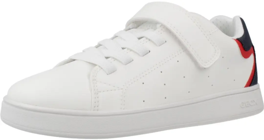 GEOX ECLYPER Tiener Sneakers - WIT/BLAUW - Maat 34 - afbeelding 3 van 6