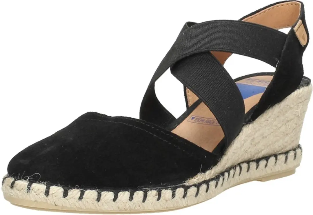 Verbenas Mila Sandalen Touwzool - Zwart - Maat 41 - afbeelding 3 van 6
