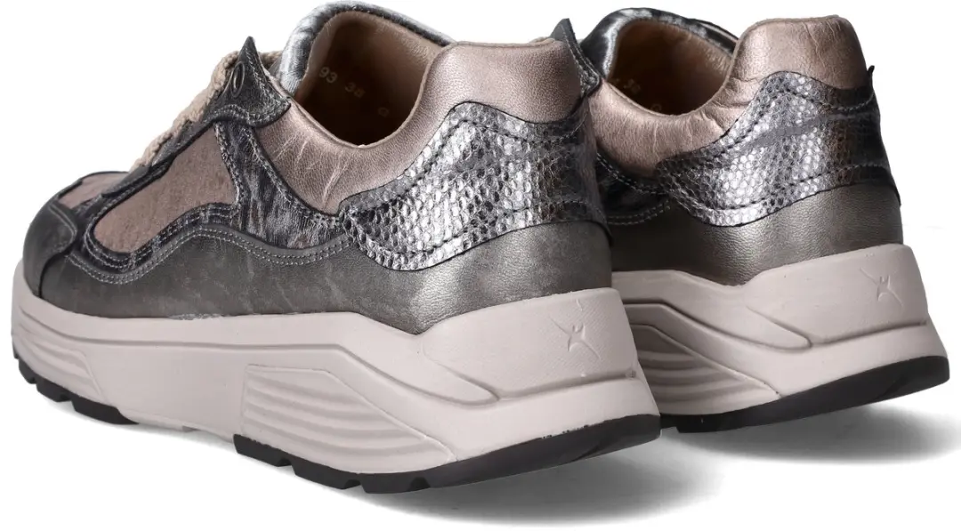 Xsensible Milau Sneakers - Dames - Zilverkleurig - 36 - afbeelding 5 van 6