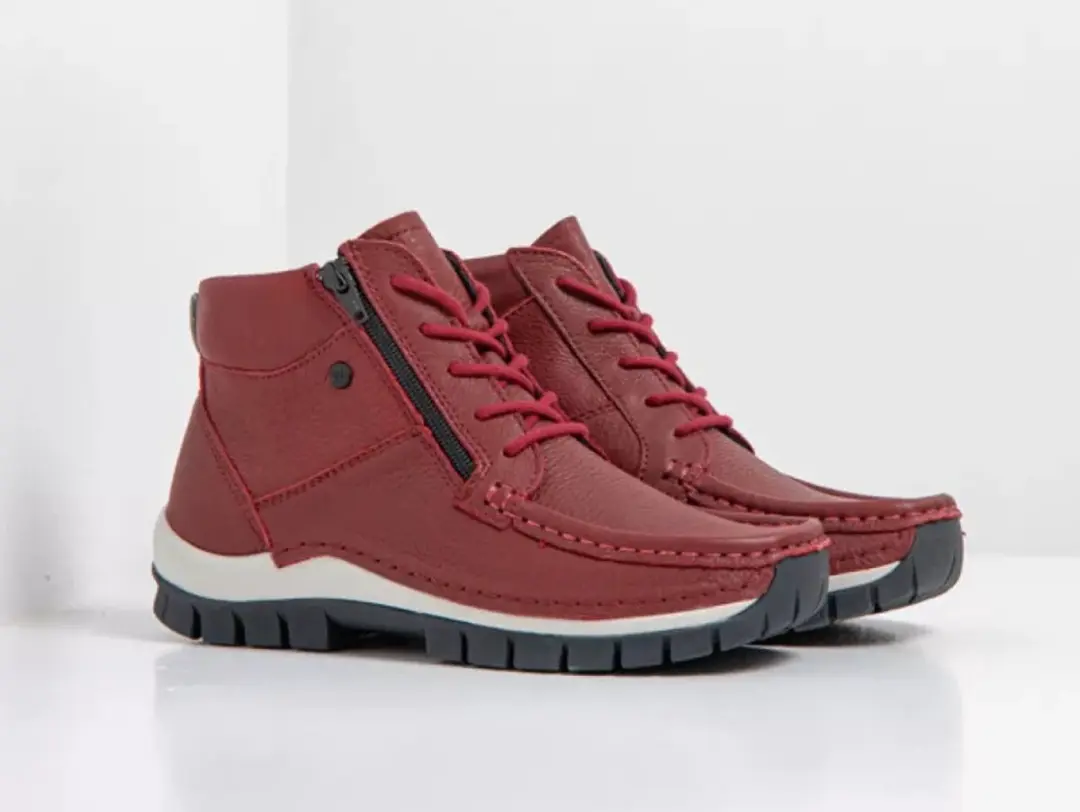 Wolky BOOST 0474030553 Damesschoenen - Rood - afbeelding 2 van 5