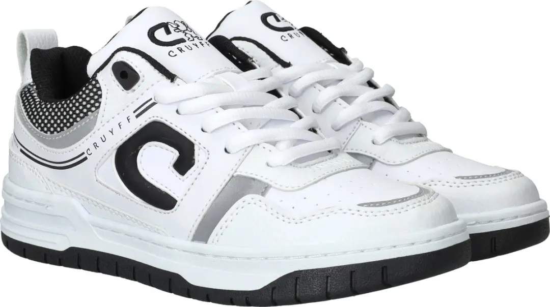 Cruyff Junior Raval Sneakers - Wit - Maat 34 - afbeelding 4 van 6