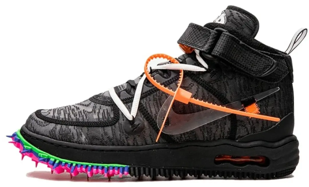 Nike Air Force 1 Mid x Off-White Black 2022