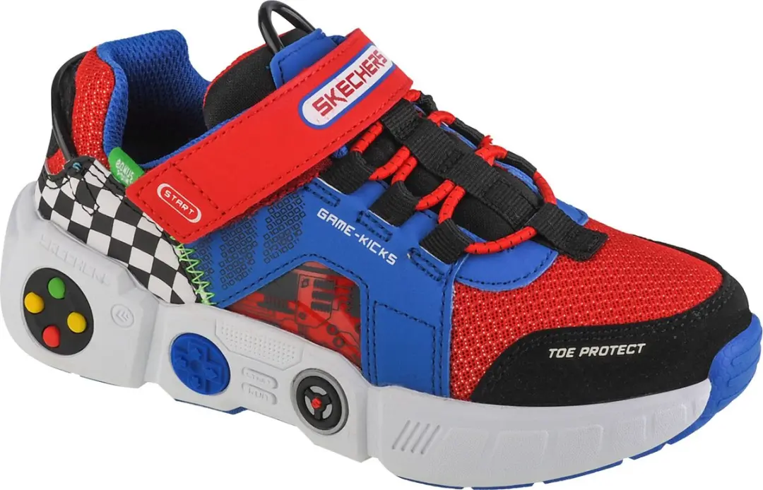 Skechers Gametronix 402260L-BLMT, voor een jongen, Rood, Sneakers, maat: 29