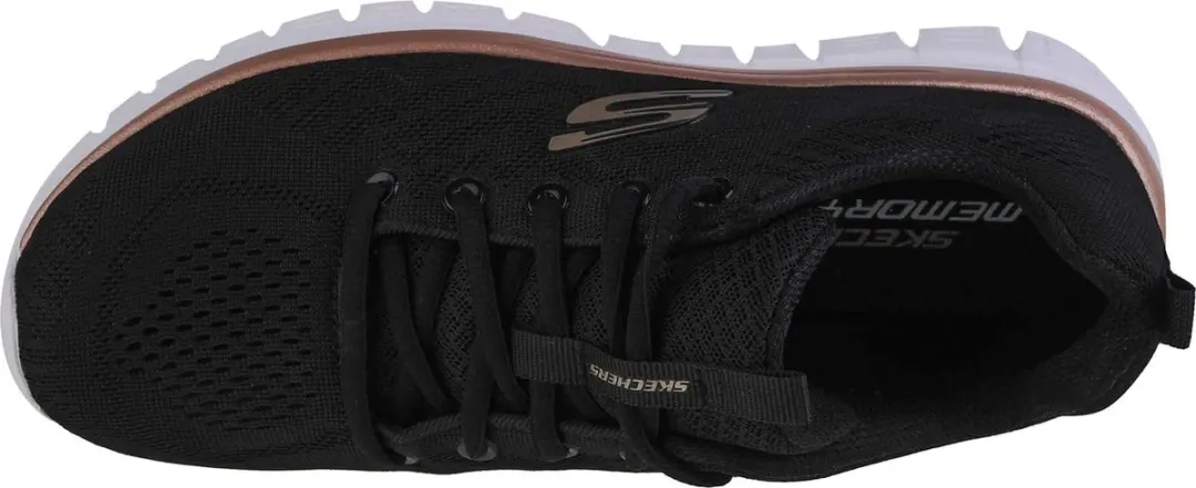 Skechers Graceful 12615-BKGD Vrouwenschoenen - Zwart - afbeelding 6 van 6