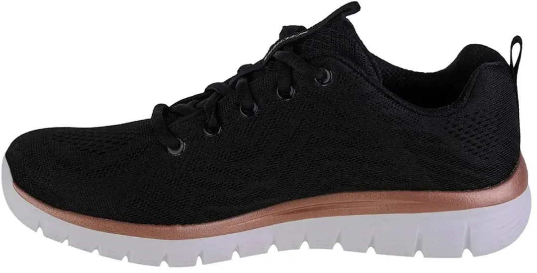 Skechers Graceful 12615-BKGD Vrouwenschoenen - Zwart - afbeelding 3 van 6