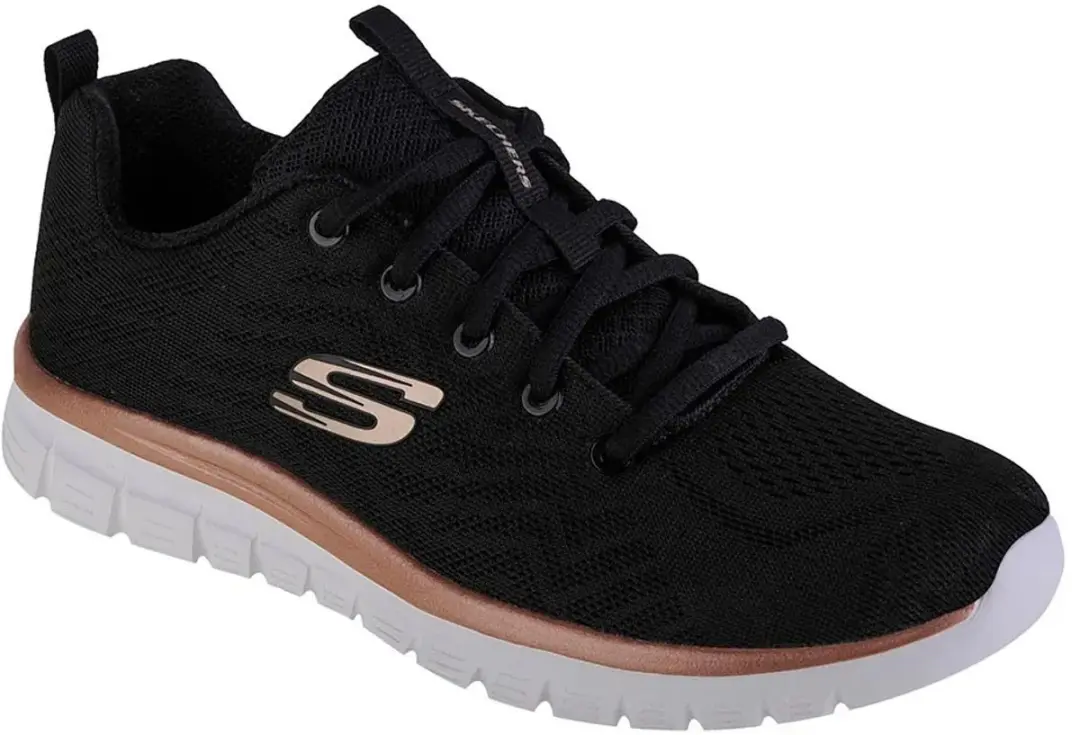 Skechers Graceful 12615-BKGD Vrouwenschoenen - Zwart - afbeelding 2 van 6