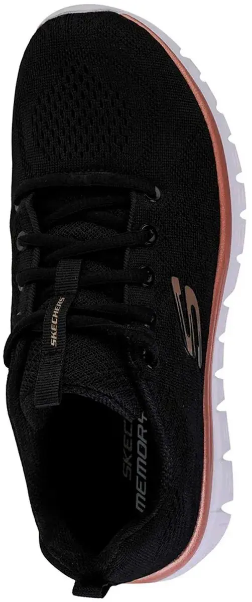 Skechers Graceful 12615-BKGD Vrouwenschoenen - Zwart - afbeelding 4 van 6