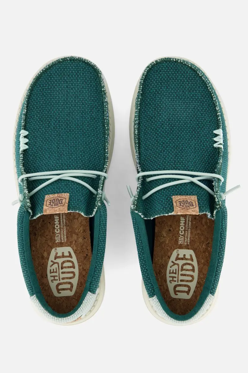 HEYDUDE Wally Braided Instappers - Groen 44 - afbeelding 6 van 6