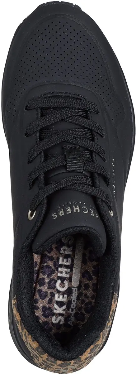 Skechers UNO-Jungle Nite Dames Sneakers - Zwart - afbeelding 4 van 6