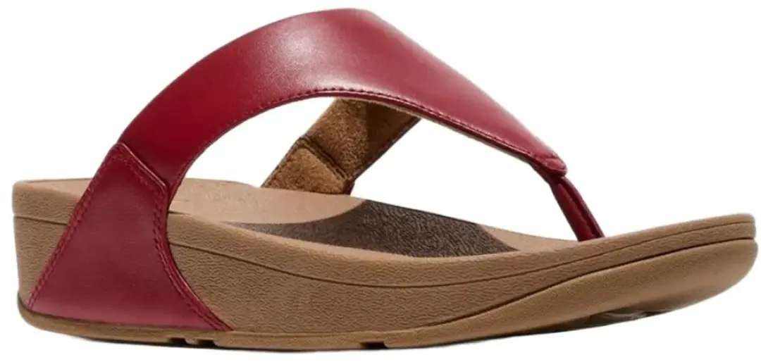FitFlop Lulu Toepost Slippers - Burnt Berry - afbeelding 3 van 6