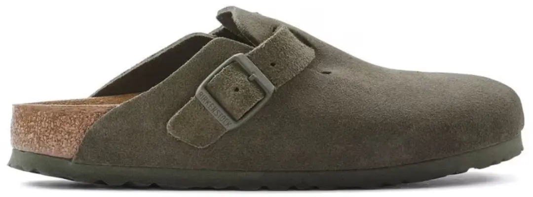 Birkenstock Boston Suede Schoen - Maat 41 - Thyme - afbeelding 6 van 6