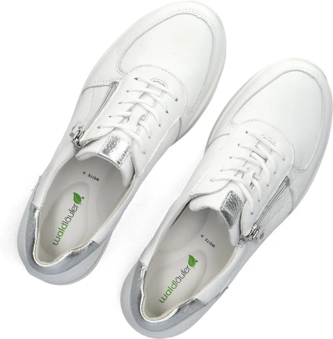Wäldlaufer Lana Dames Lage Sneakers - Wijdte H - Wit/Beige - afbeelding 6 van 6