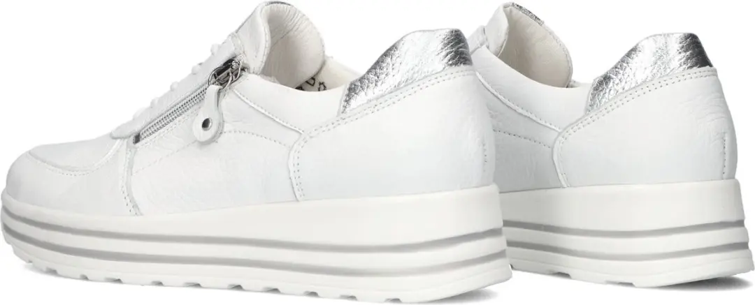 Wäldlaufer Lana Dames Lage Sneakers - Wijdte H - Wit/Beige - afbeelding 5 van 6