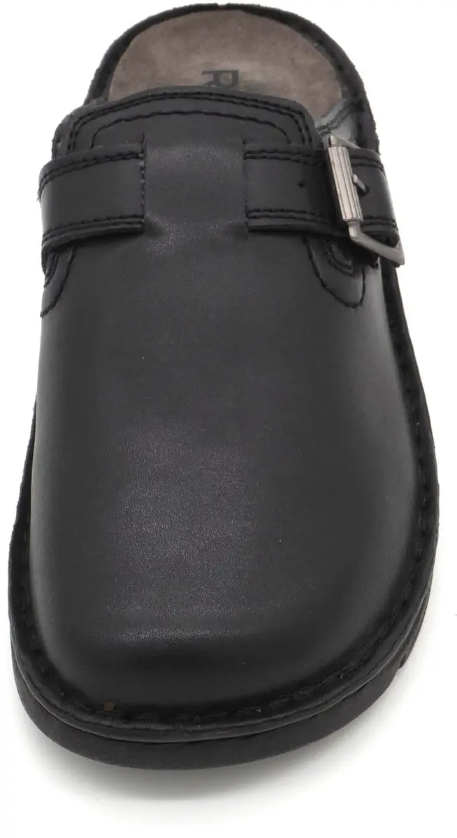 Rohde Heren Pantoffel Leer 5998-90 - Zwart - Maat 45 - afbeelding 6 van 6