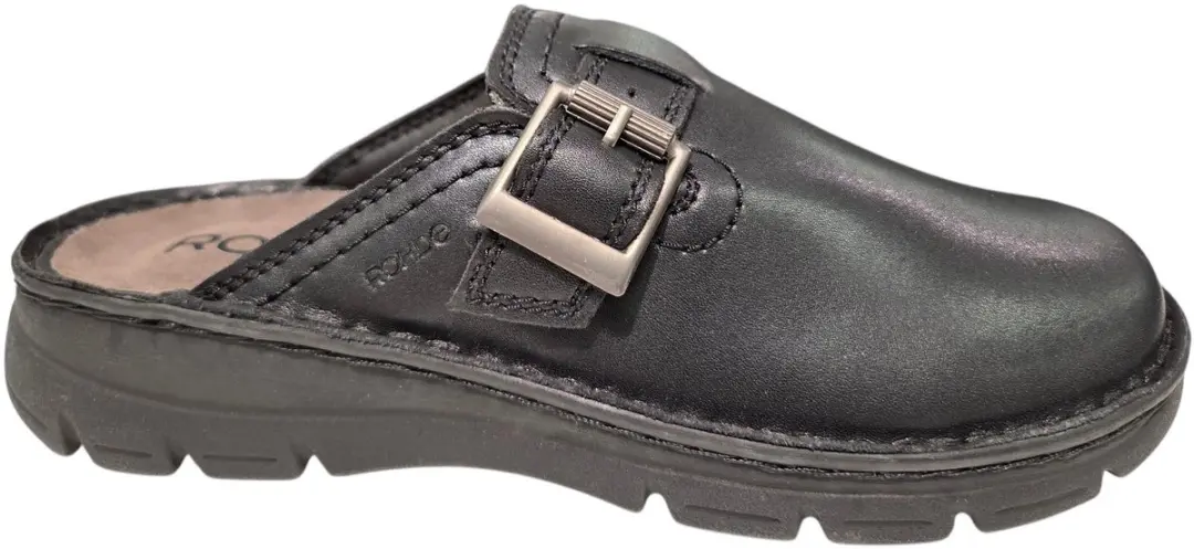 Rohde Heren Pantoffel Muil Leer