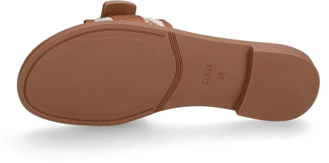Guess Elyze Open Teen Badslipper - Cognac Maat 40 - afbeelding 6 van 6