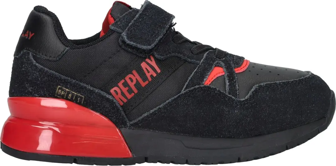 Replay Shoot Jr Lage Sneakers - Jongens - Zwart - Maat 32 - afbeelding 3 van 6