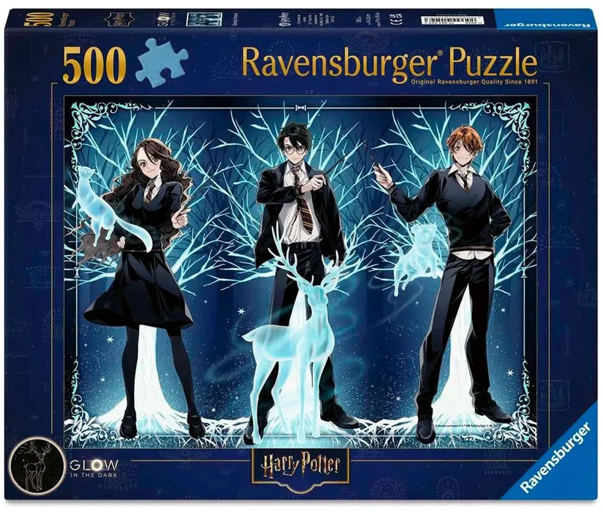 Ravensburger Harry Potter Glow-in-the-Dark Puzzel 500 Stuks