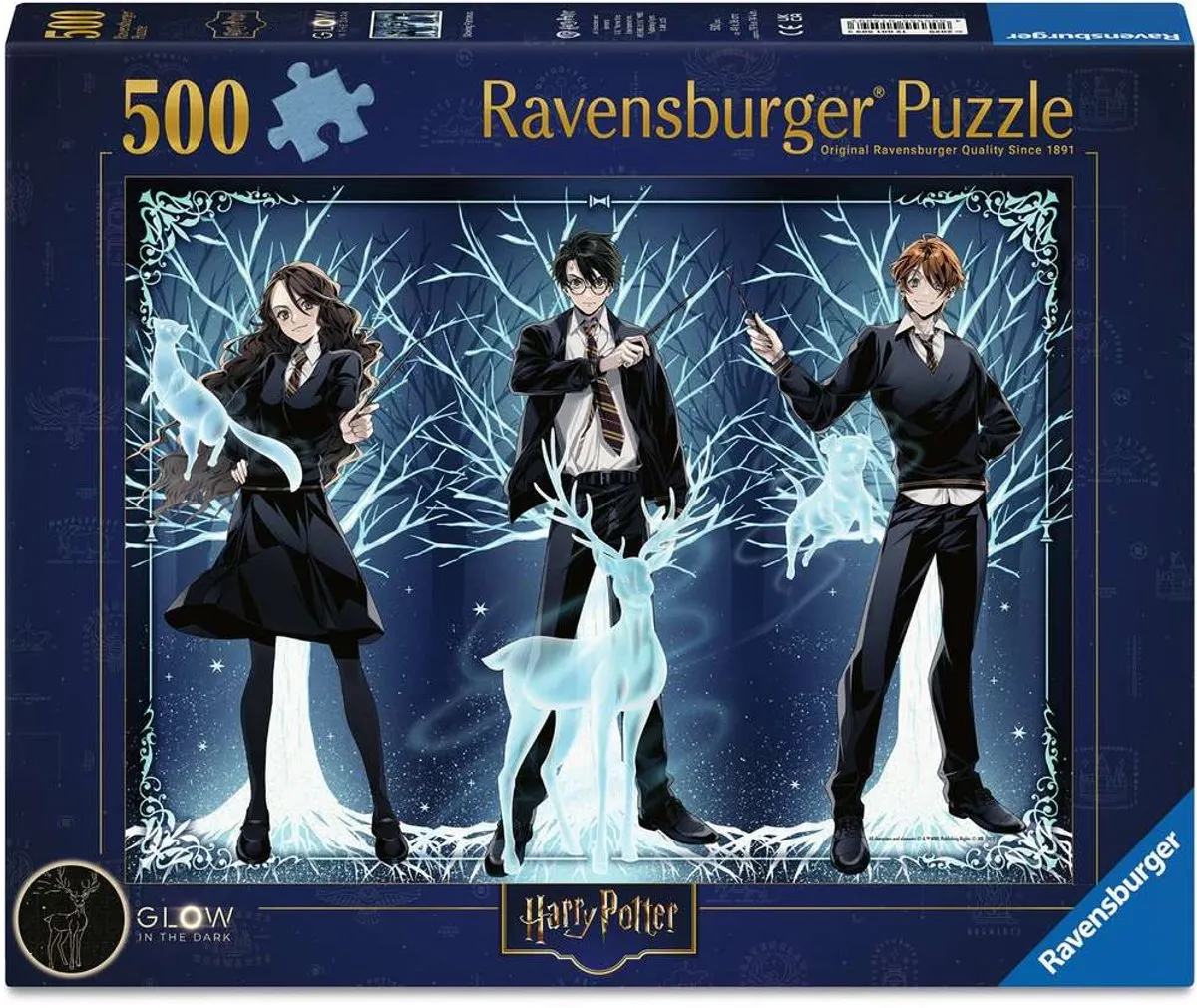 Ravensburger Harry Potter Glow-in-the-Dark Puzzel 500 Stuks