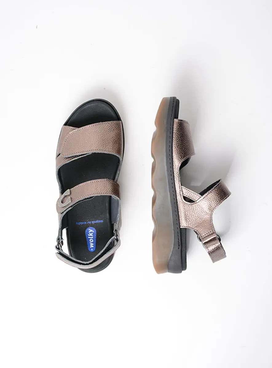 Wolky Dames Sandalen Medusa - 37 - Brons - afbeelding 3 van 6