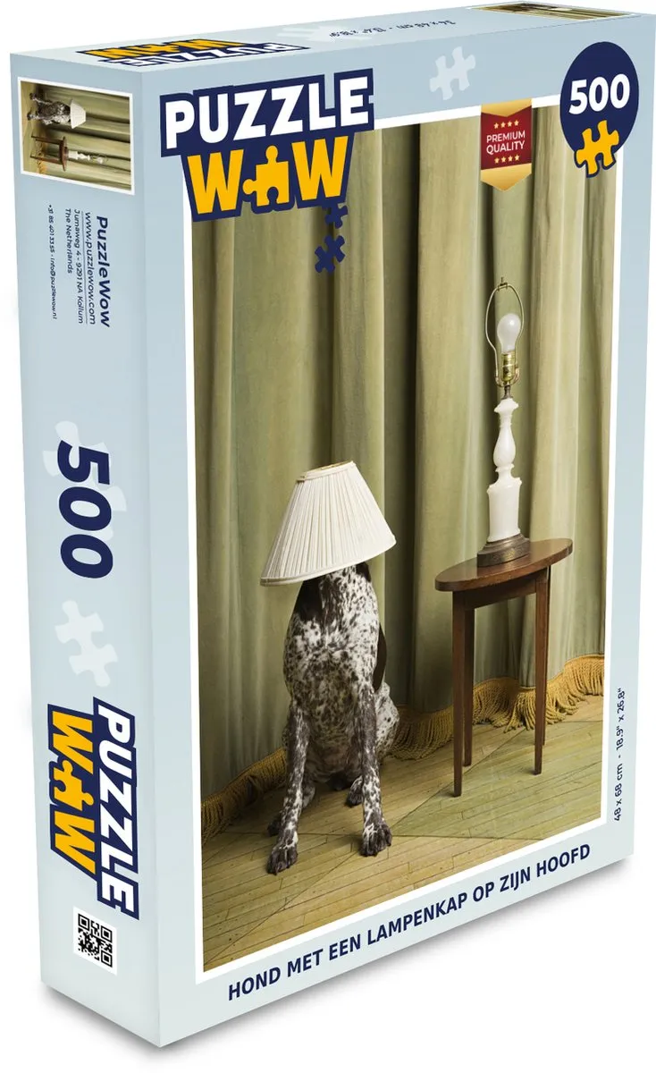PuzzleWow Hond met Lampenkap