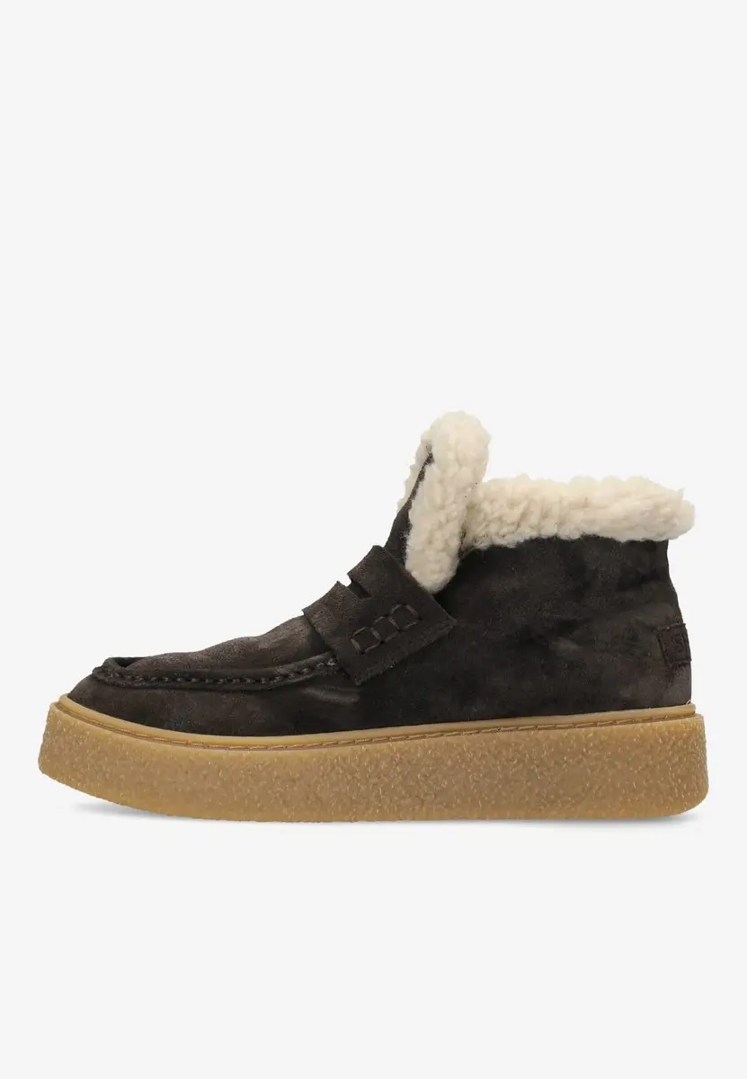 Shabbies Amsterdam Senna Anna Ankle Boot - Bruin - Maat 38 - afbeelding 3 van 6