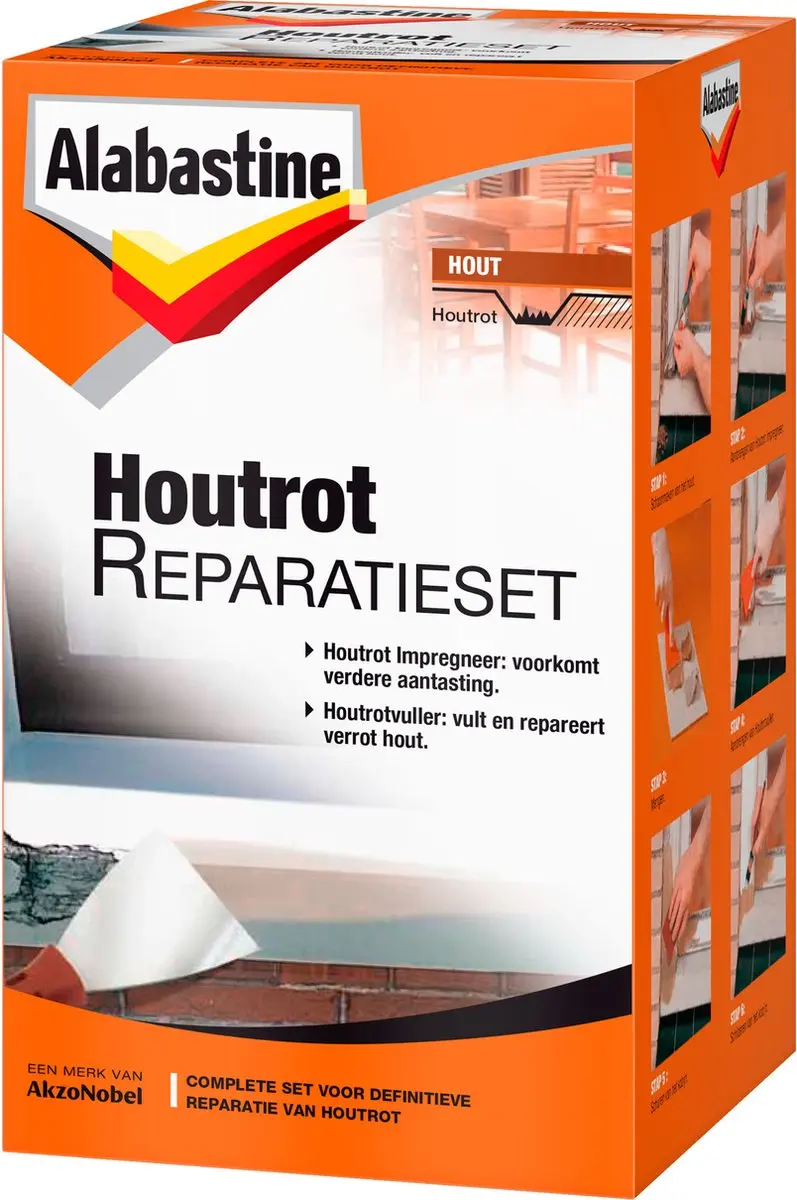 Alabastine Houtrotvuller 500g