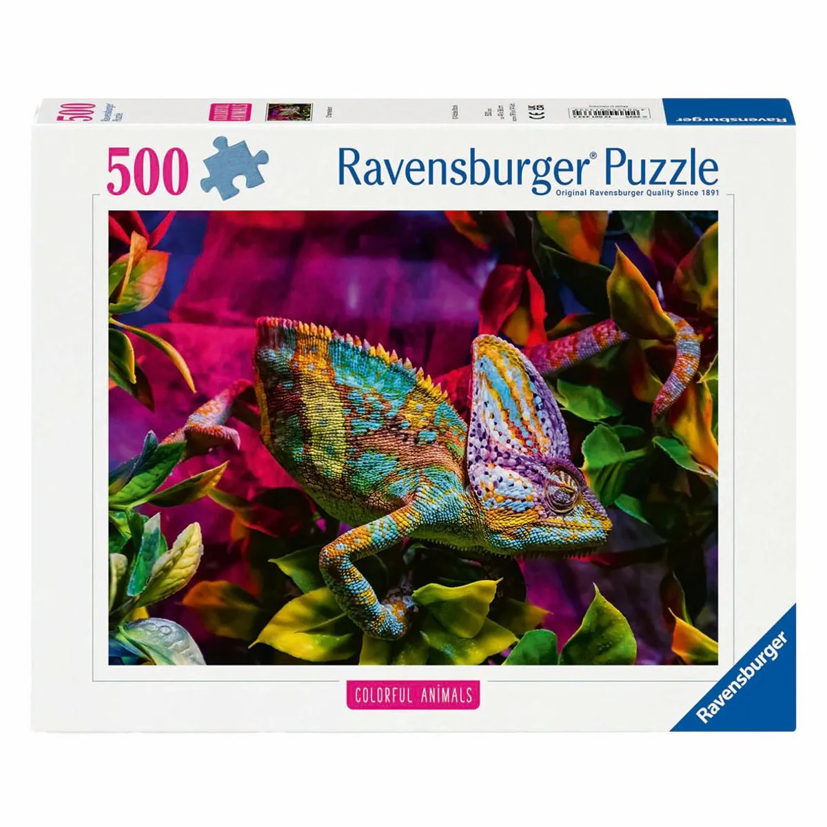 Ravensburger Chameleon Puzzel 500 Stuks - Meerkleurig